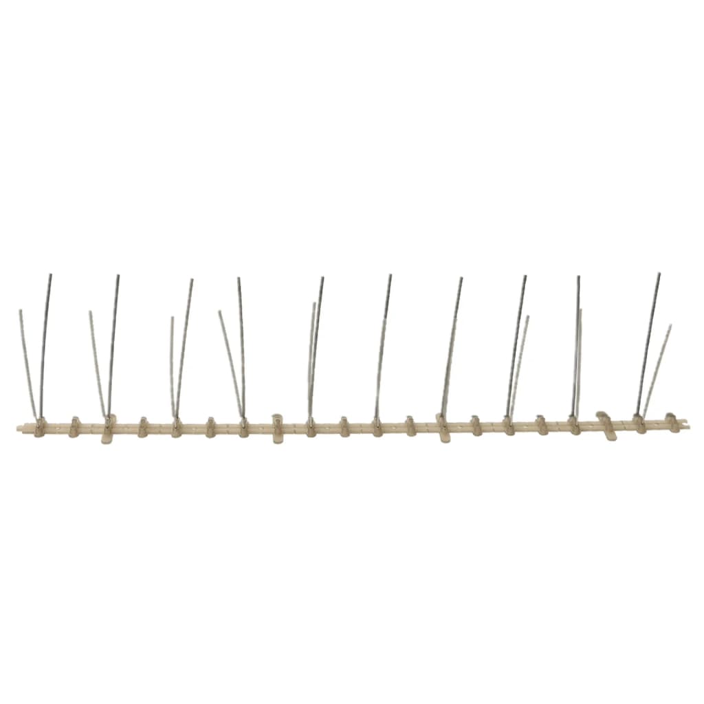 vidaXL 20-tlg. Vogelabwehr-Spikes-Set 10 m Kunststoff 2-reihig - Image 4