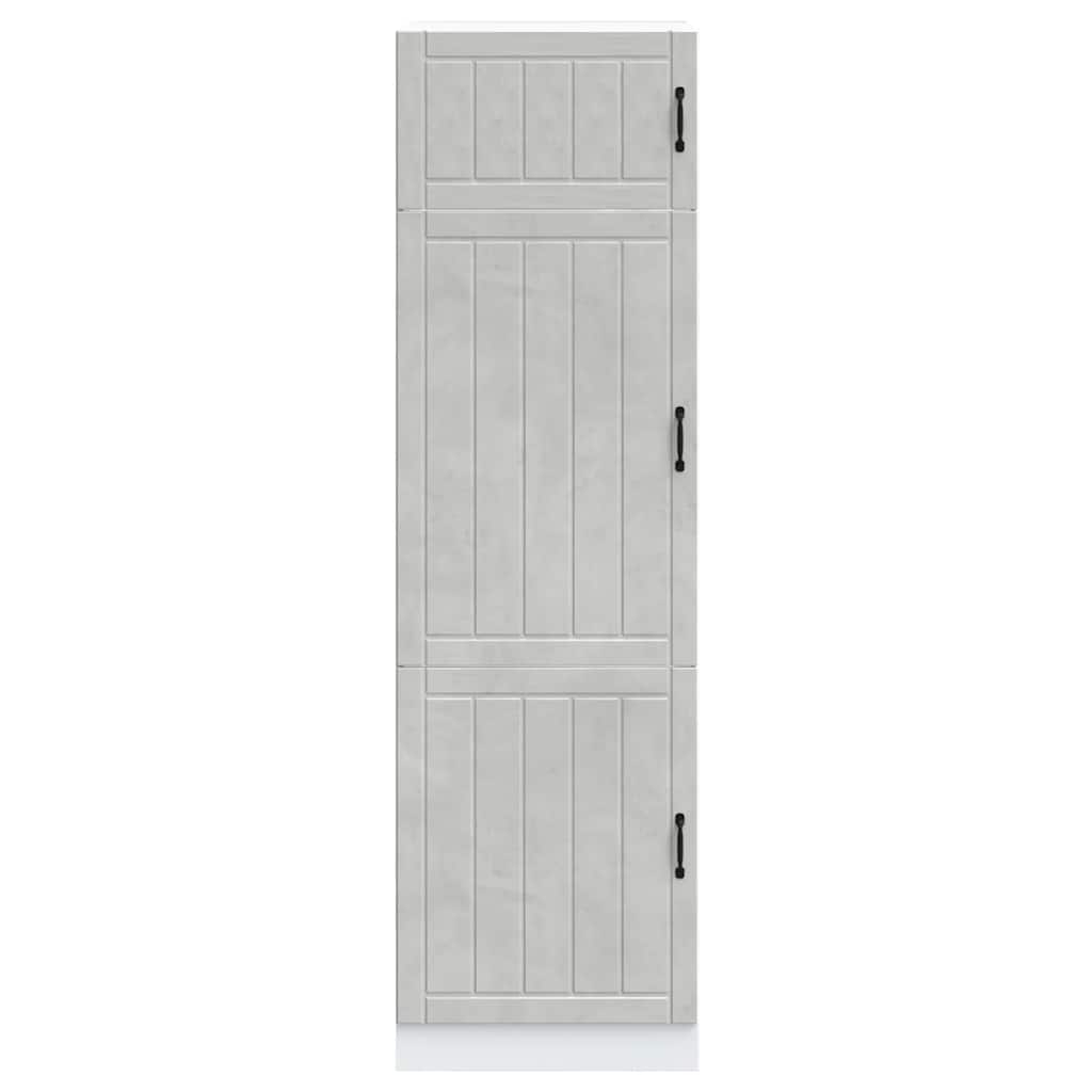 vidaXL Küchenschrank Lucca Betongrau Holzwerkstoff - Image 3