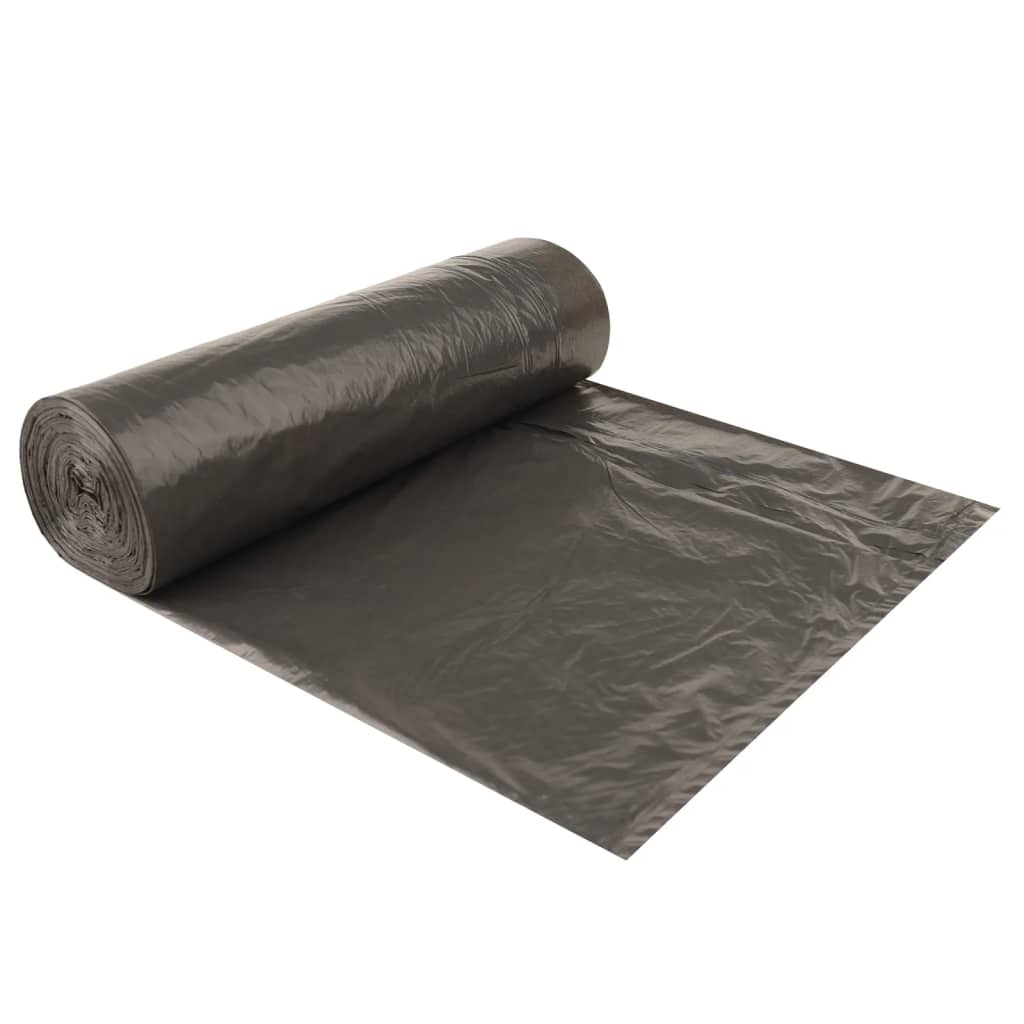 vidaXL Müllsäcke mit Zugband 250 Stk. Schwarz 60 L - Image 5