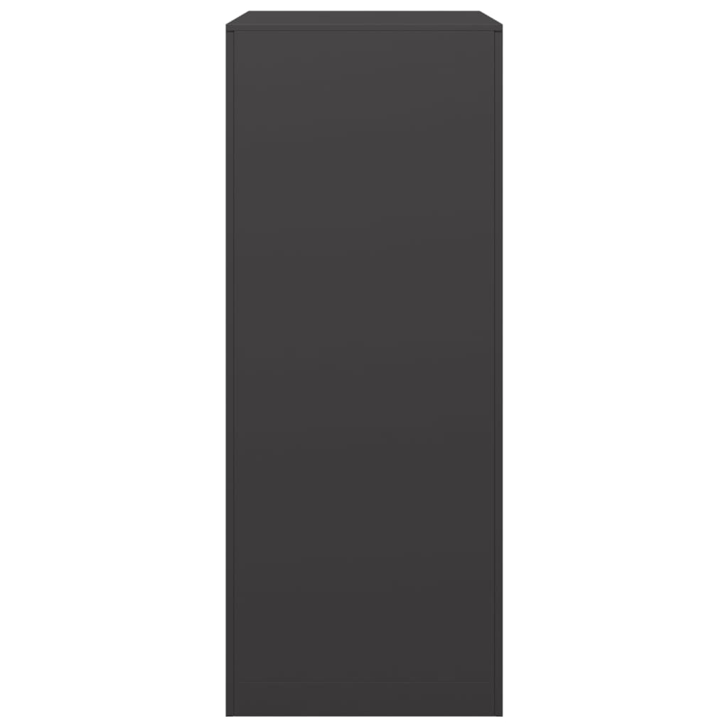 vidaXL Brennholzregal Schwarz 60x40x100 cm Stahl - Image 5