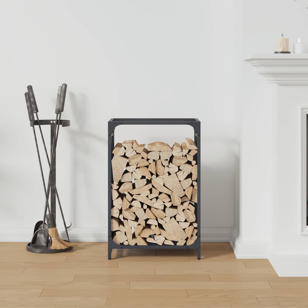 vidaXL Brennholzregal Anthrazit 44x28x65 cm Kaltgewalzter Stahl - Image 3