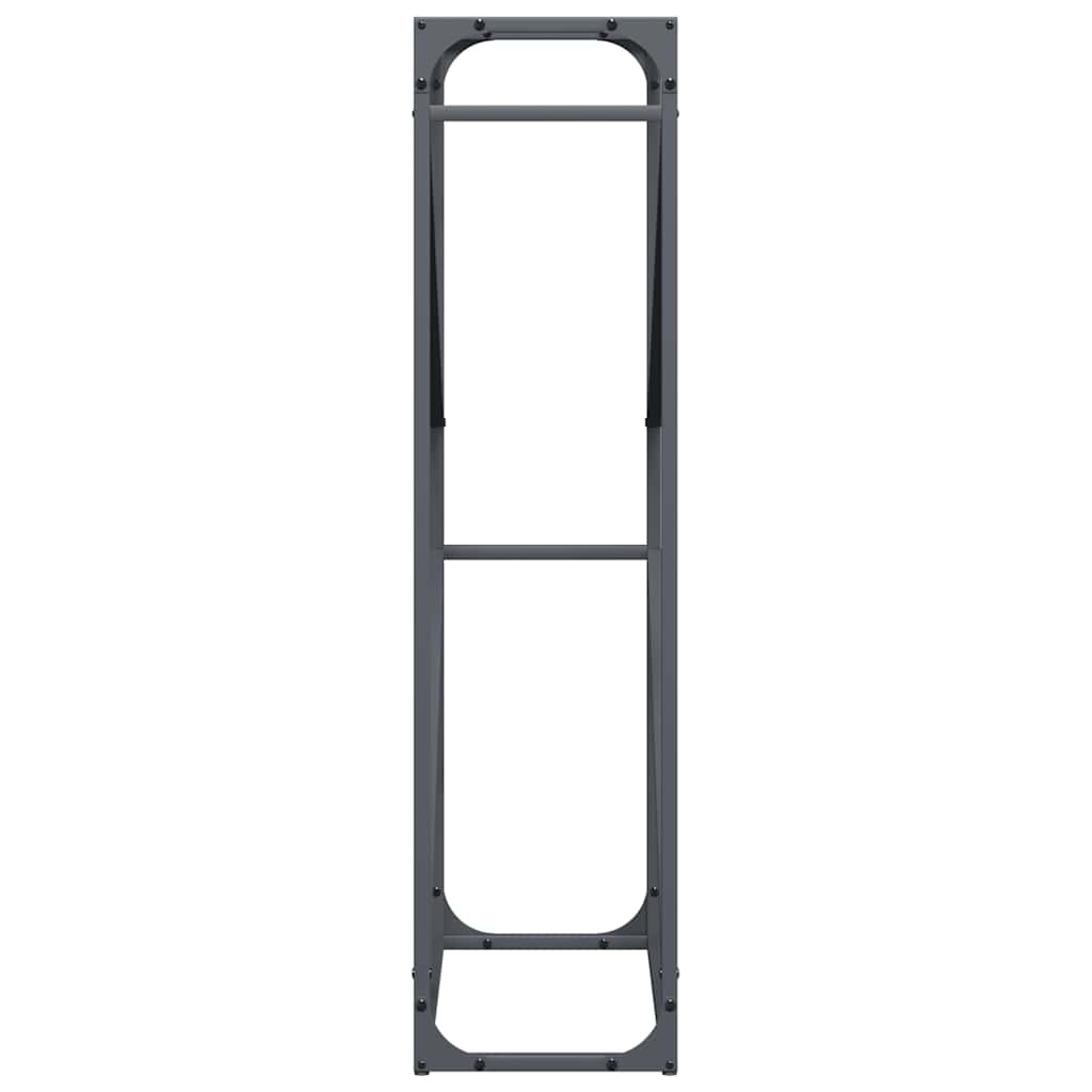 vidaXL Brennholzregal Anthrazit 60x25x100 cm Kaltgewalzter Stahl - Image 6