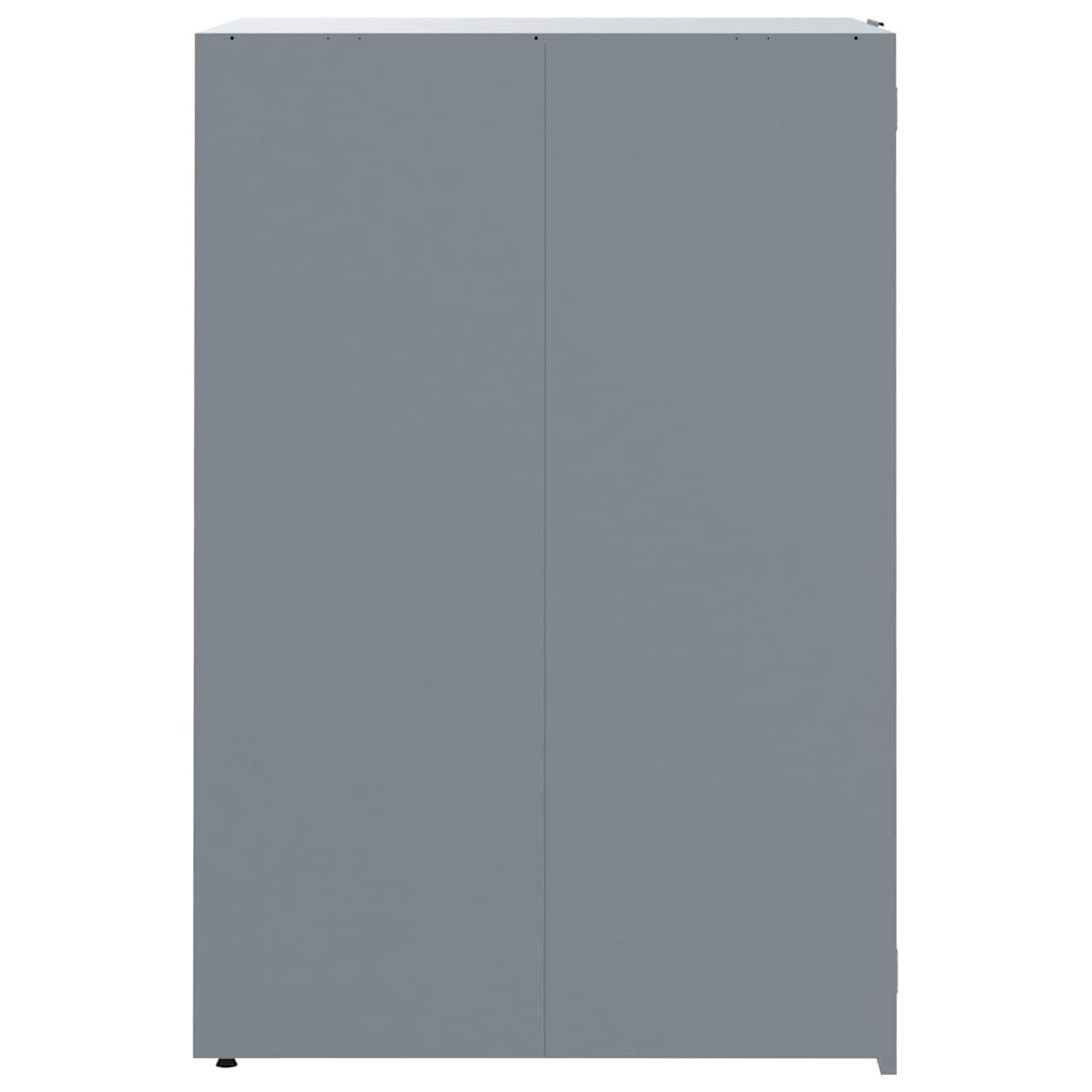 vidaXL Mülltonnenbox für 1 Tonne Grau 69x79x117 cm Stahl - Image 5
