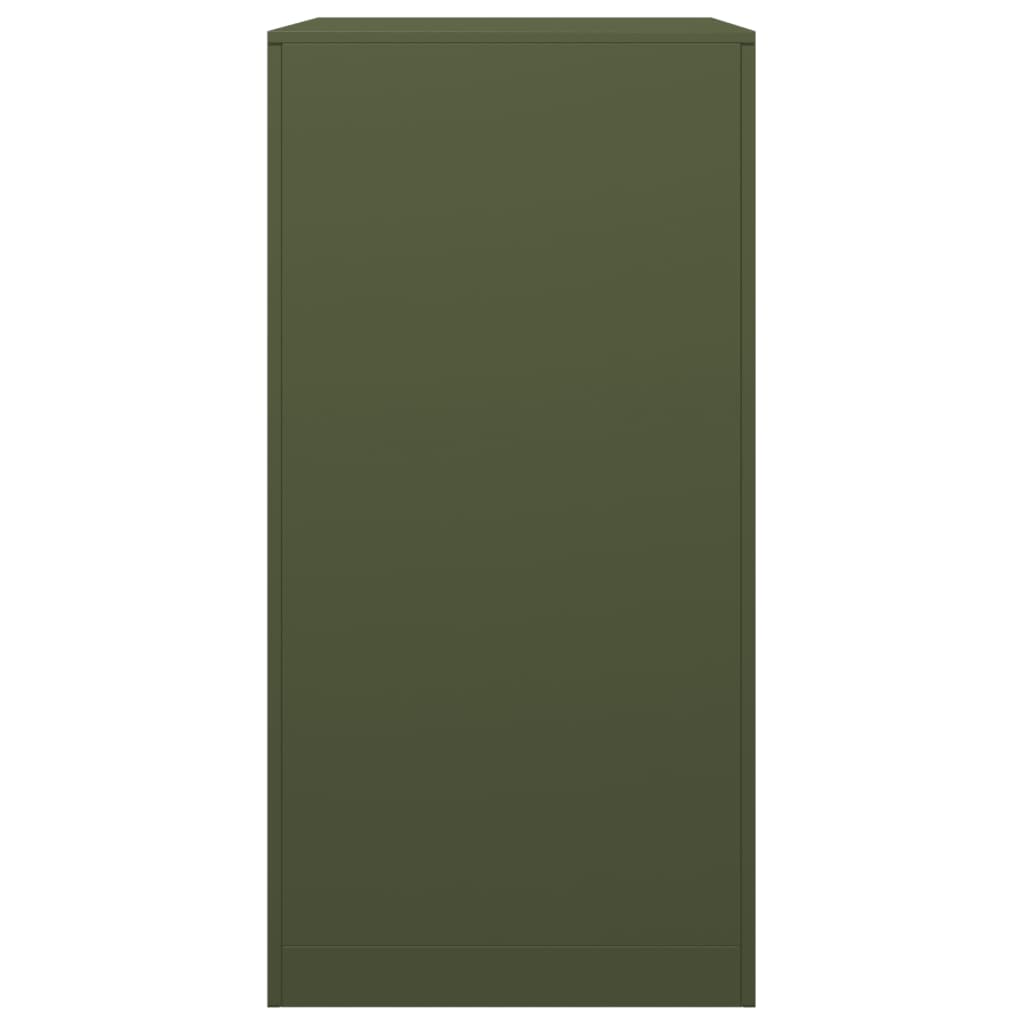 vidaXL Brennholzregal Grün 60x40x80 cm Stahl - Image 5