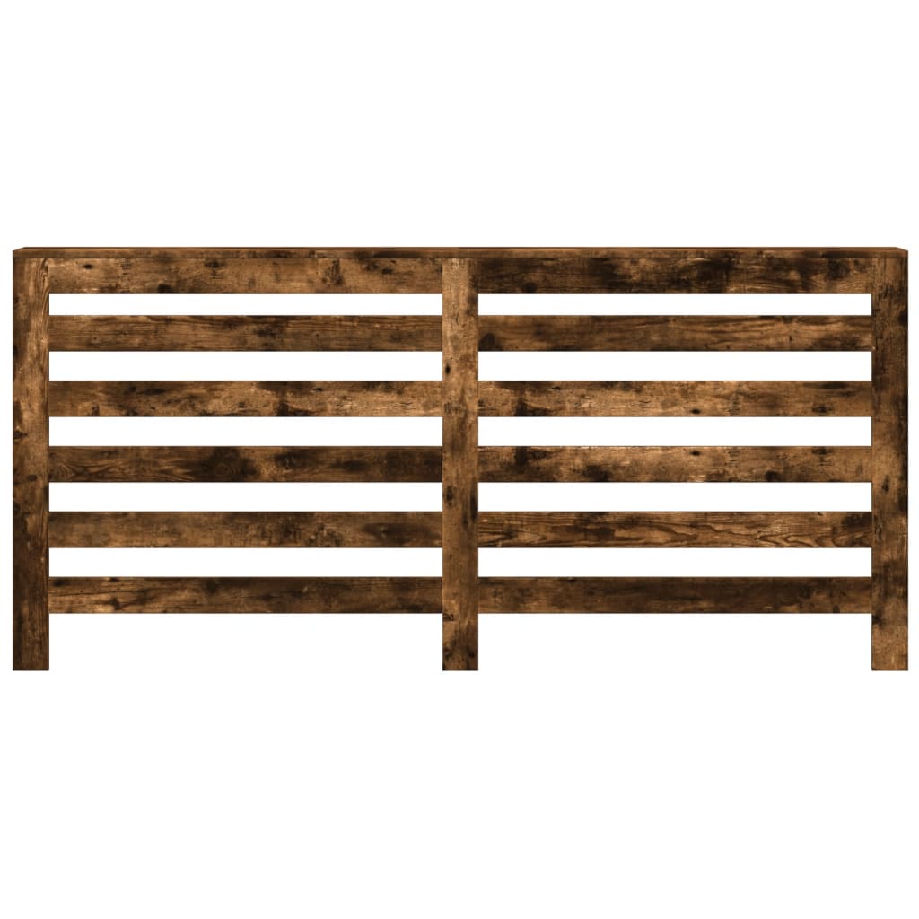 vidaXL Heizkörperverkleidung Räuchereiche 175x20x82 cm Holzwerkstoff - Image 3