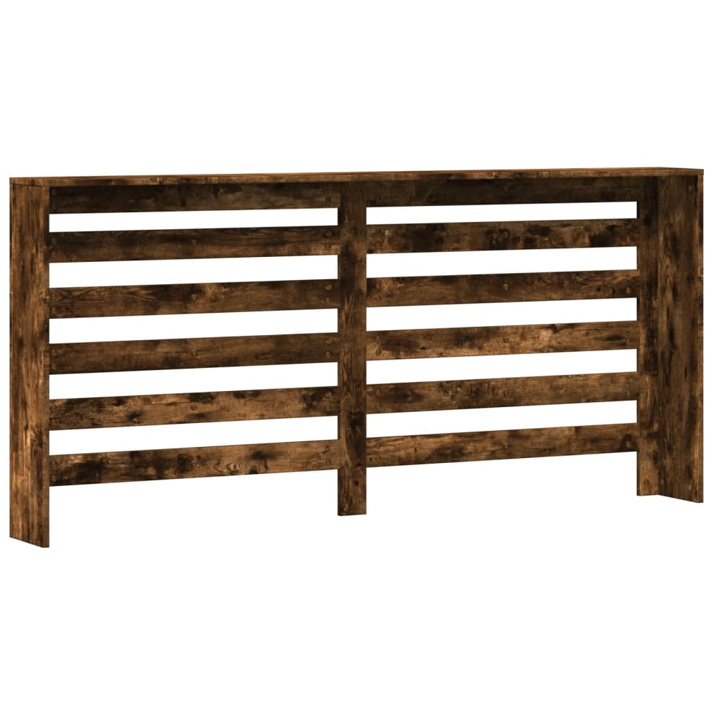 vidaXL Heizkörperverkleidung Räuchereiche 175x20x82 cm Holzwerkstoff - Image 5