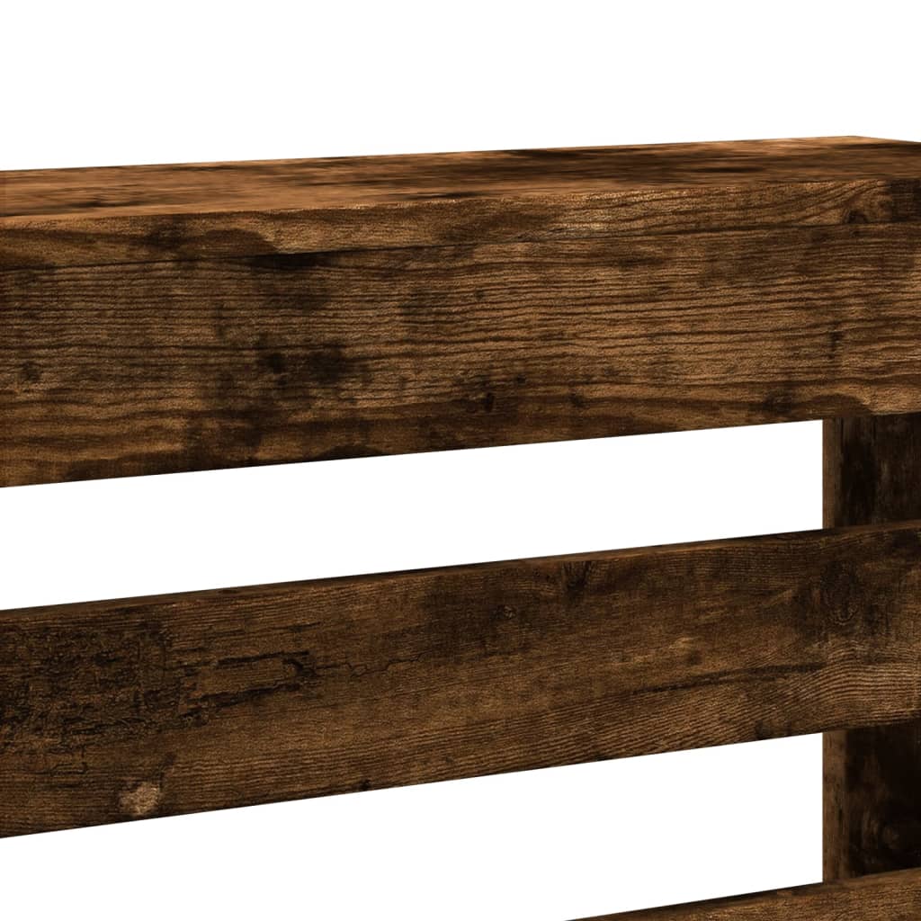 vidaXL Heizkörperverkleidung Räuchereiche 175x20x82 cm Holzwerkstoff - Image 6