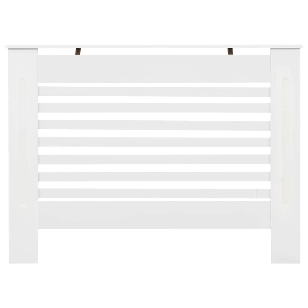 vidaXL Heizkörperabdeckung Weiß 112×19×81,5 cm MDF - Image 4