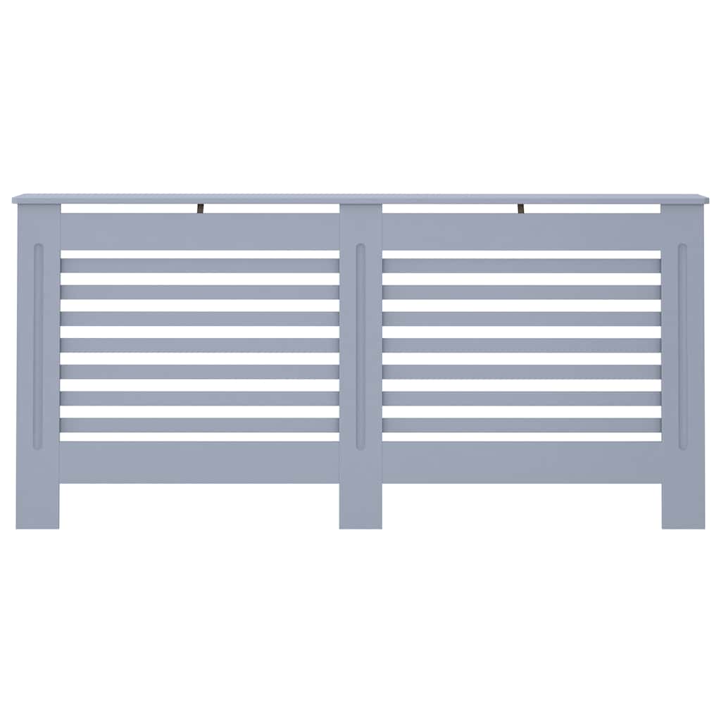 vidaXL Heizkörperverkleidung Anthrazit 172x19x81,5 cm MDF - Image 4