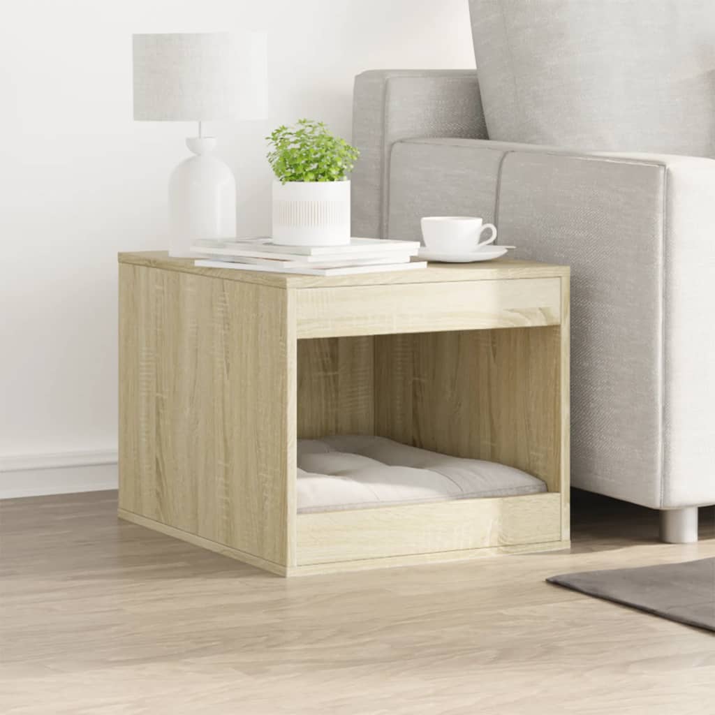 vidaXL Katzenklo Sonoma Eiche 47x59x42 cm Holzwerkstoff - Image 3