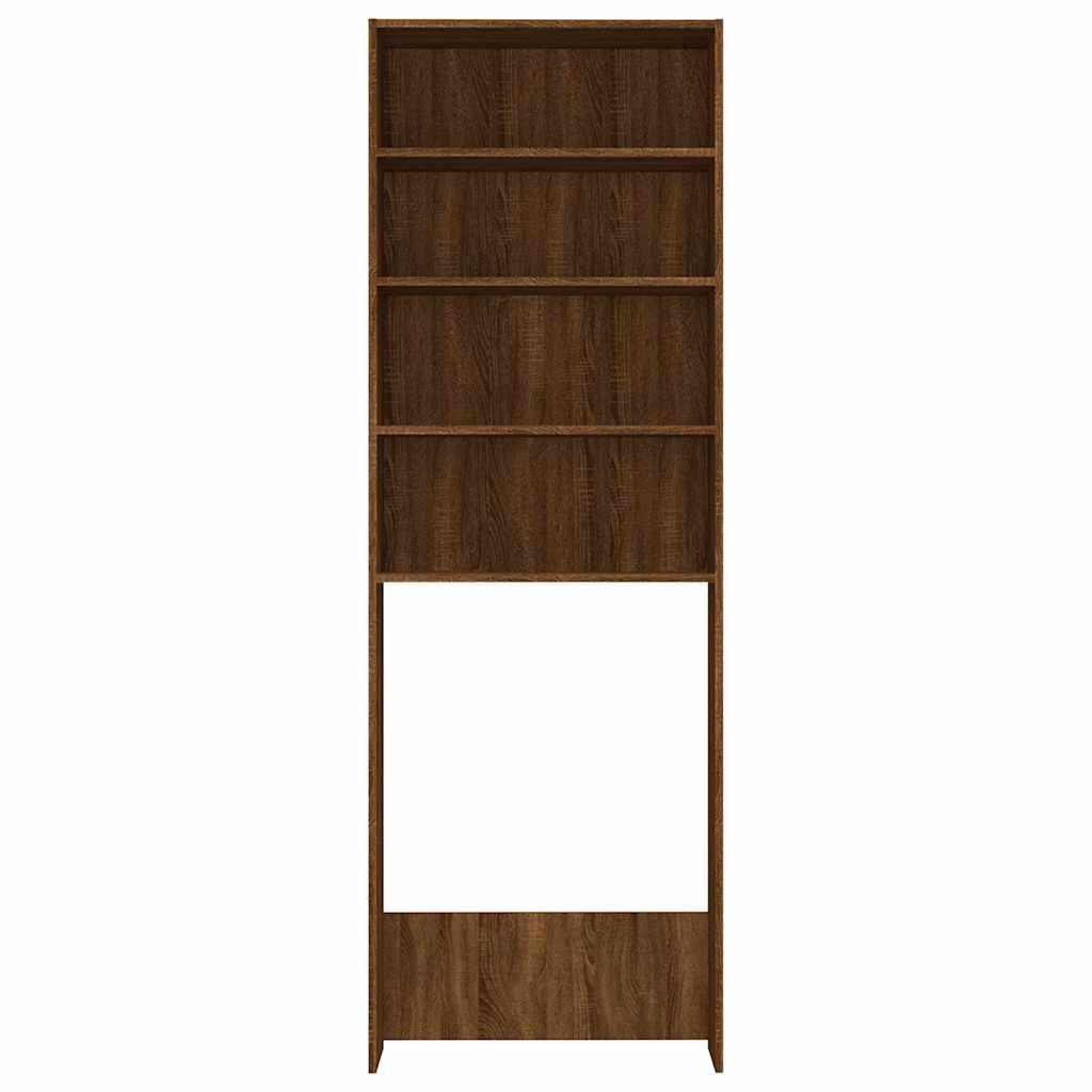 vidaXL Waschmaschinenschrank Braun Eichen-Optik 64x24x190 cm - Image 6