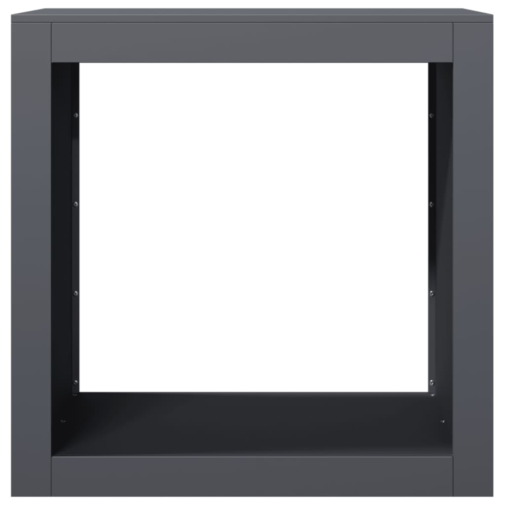 vidaXL Brennholzregal Anthrazit 60x40x60 cm Stahl - Image 4