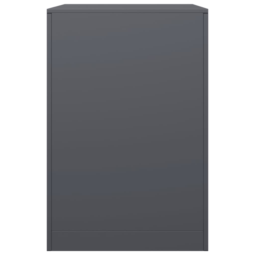 vidaXL Brennholzregal Anthrazit 60x40x60 cm Stahl - Image 5