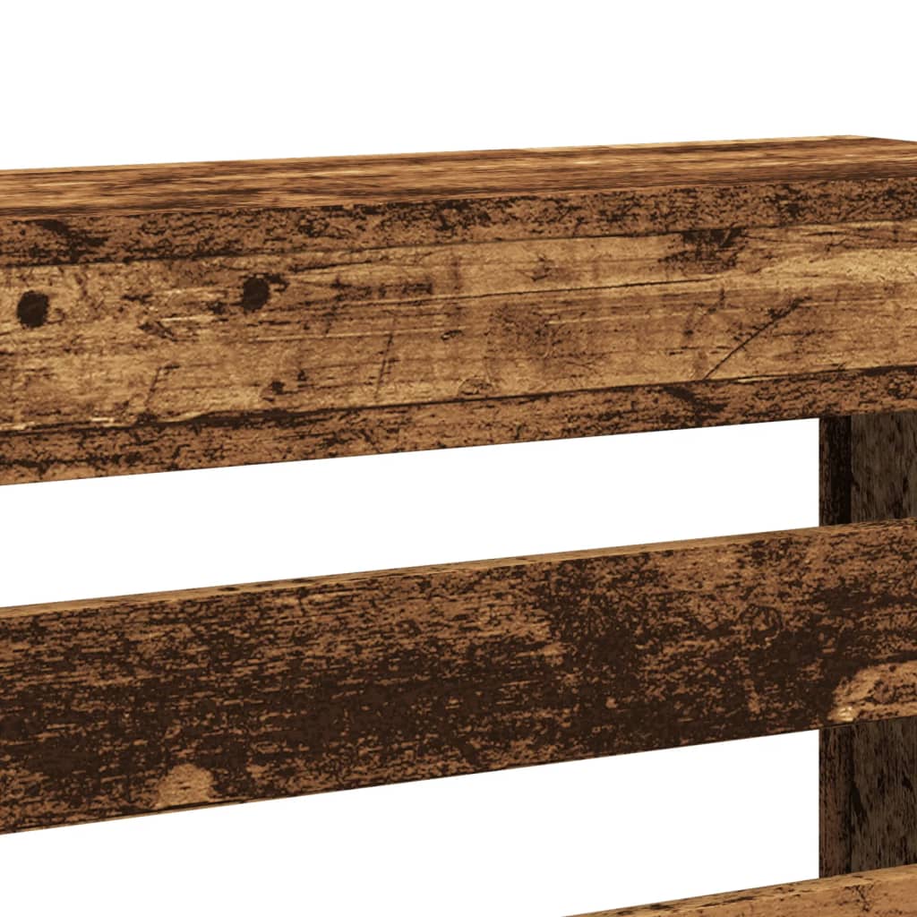 vidaXL Heizkörperverkleidung Altholz-Optik 78x20x82 cm Holzwerkstoff - Image 6