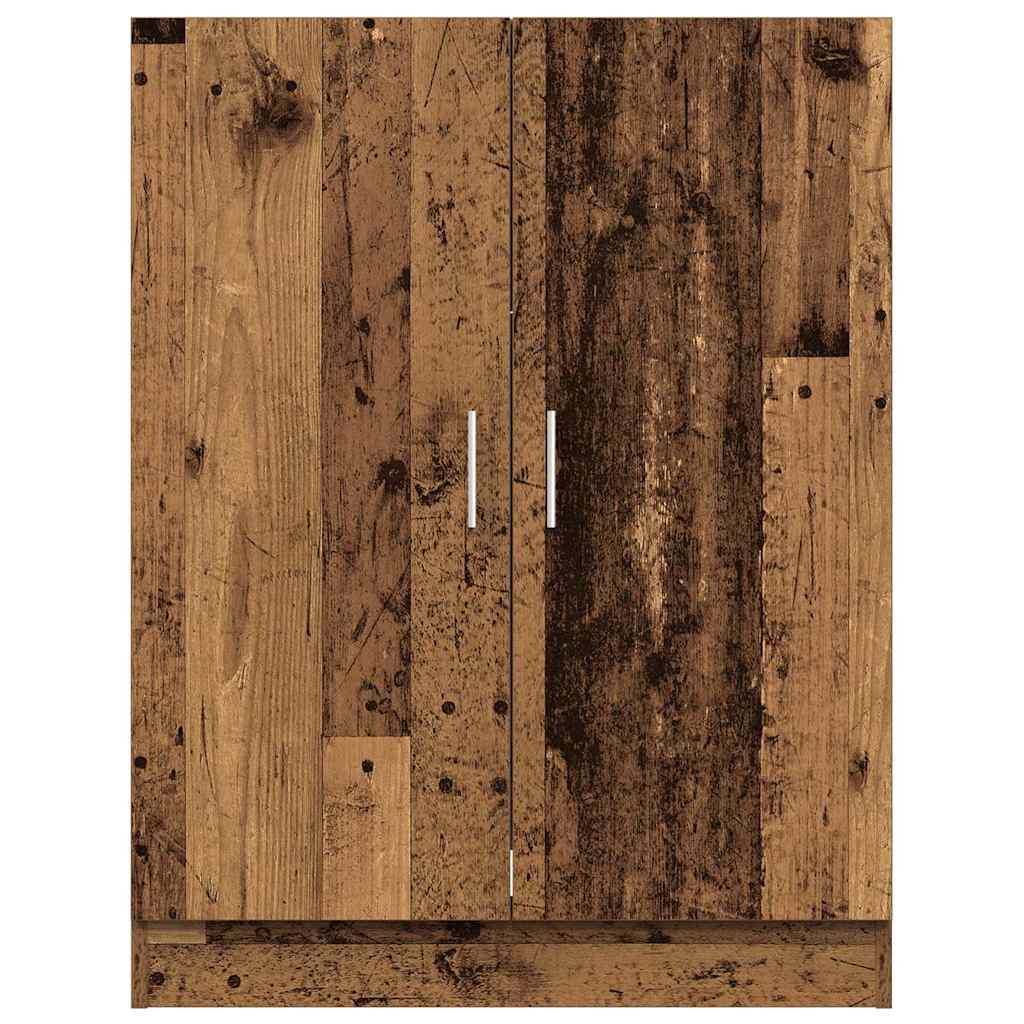 vidaXL Waschmaschinenschrank Altholz-Optik 70,5x71,5x91,5 cm - Image 4