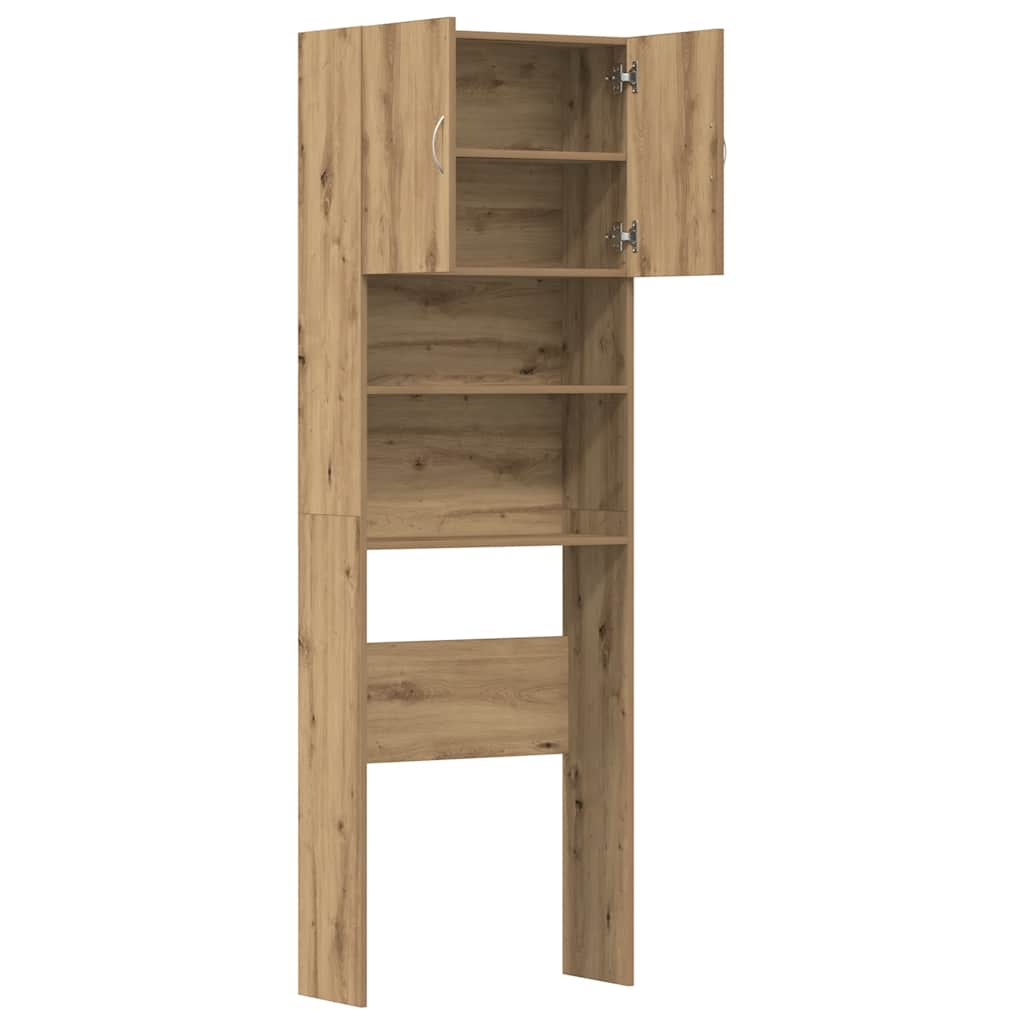 vidaXL Waschmaschinenschrank Artisan-Eiche 64x24x190 cm Holzwerkstoff - Image 6