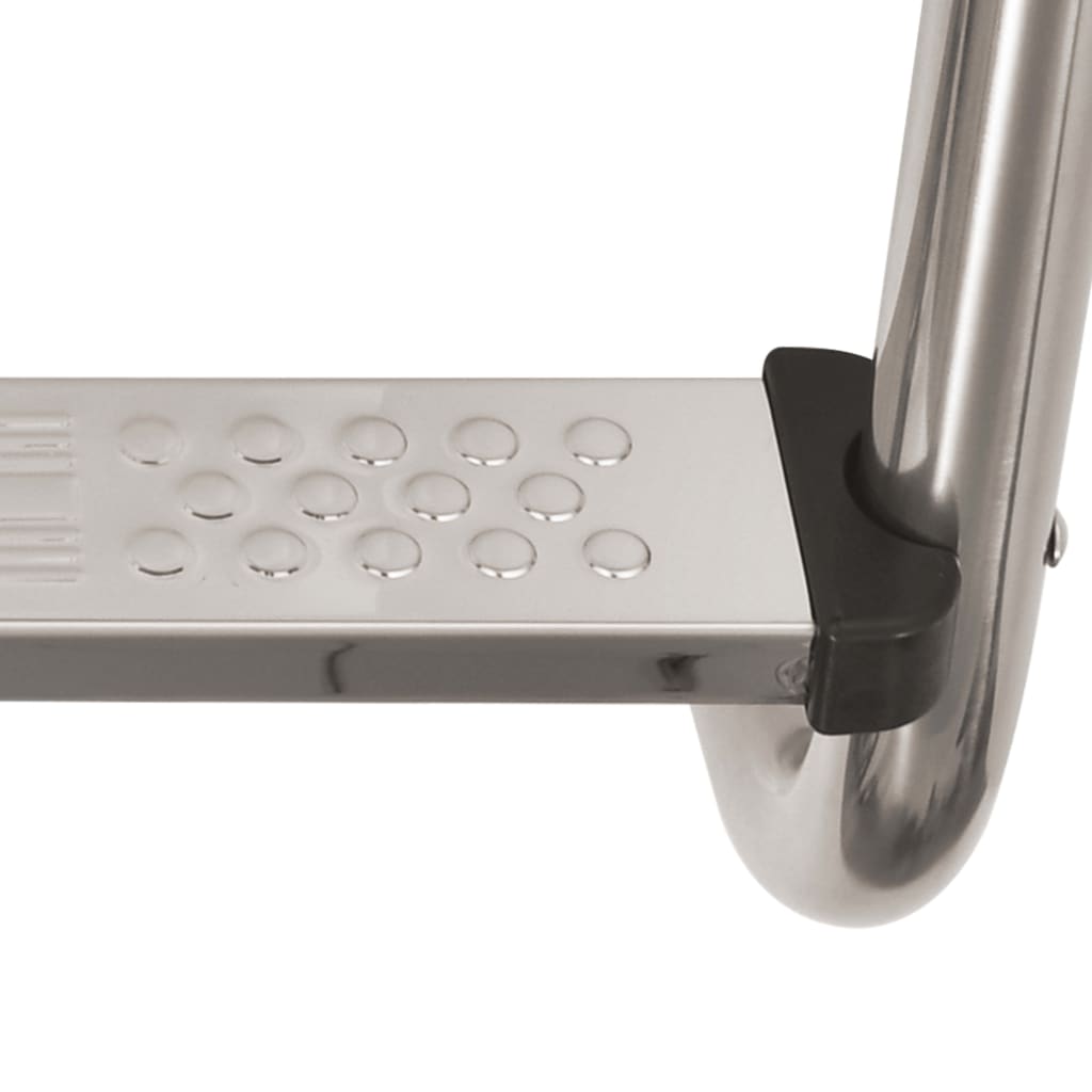 vidaXL Pool-Leiter 3 Stufen 120 cm Edelstahl 304 - Image 6