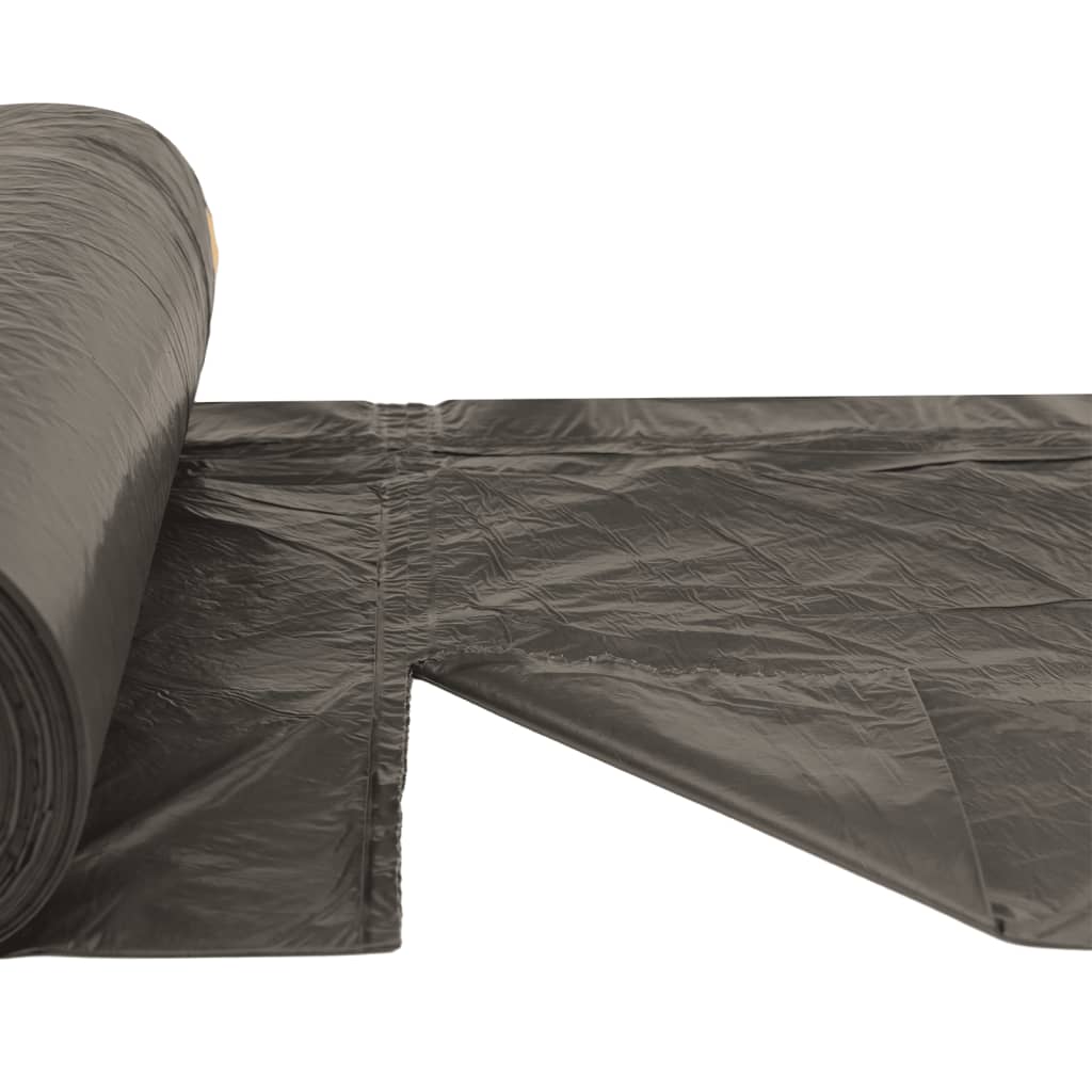 vidaXL Müllsäcke mit Zugband 150 Stk. Schwarz 240 L - Image 6