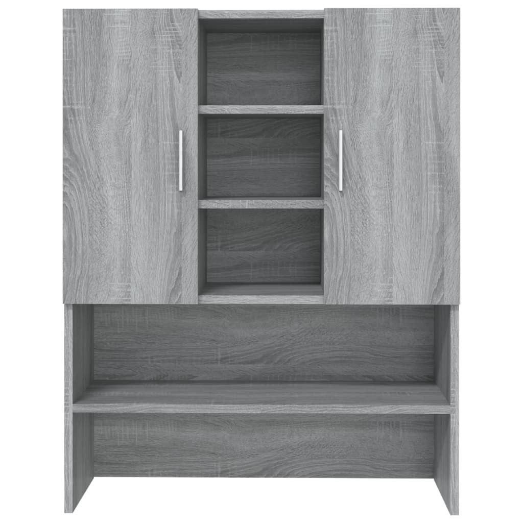 vidaXL Waschmaschinenschrank Grau Sonoma 70,5x25,5x90 cm - Image 6