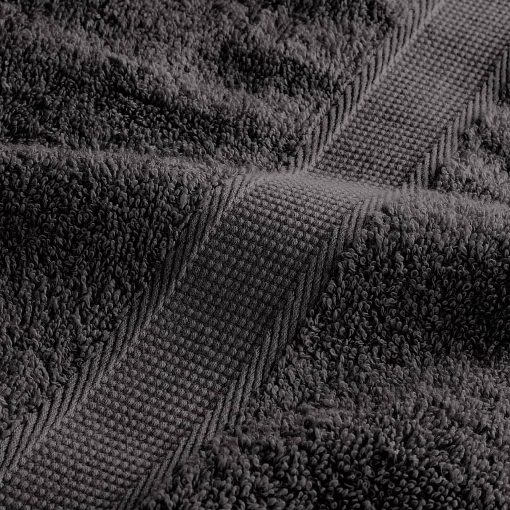 vidaXL Premium-Saunatücher SOLUND 25 Stk Anthrazit 80x200 cm 600 g/m² - Image 6