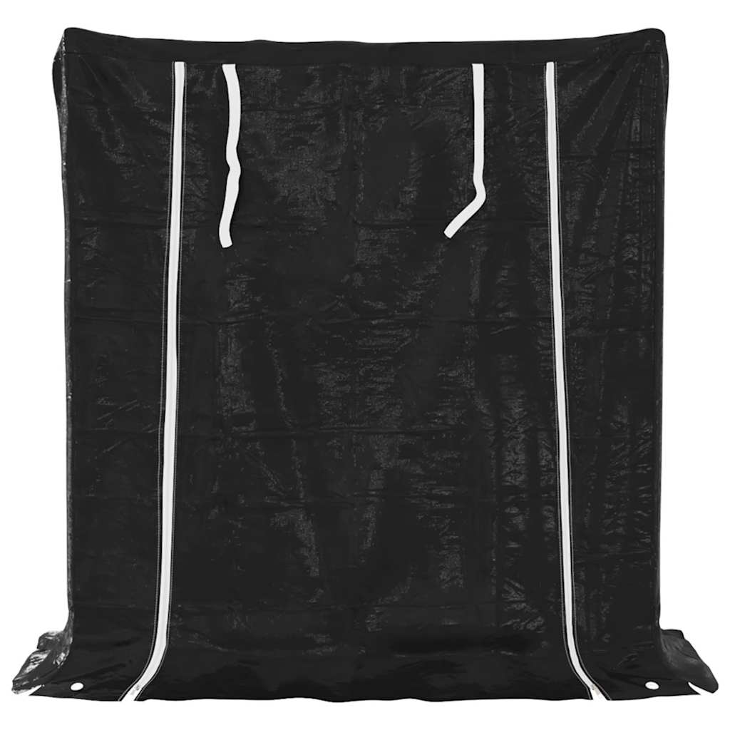 vidaXL Brennholzregal mit Regenschutz 100,5x40,5x110,5 cm - Image 4