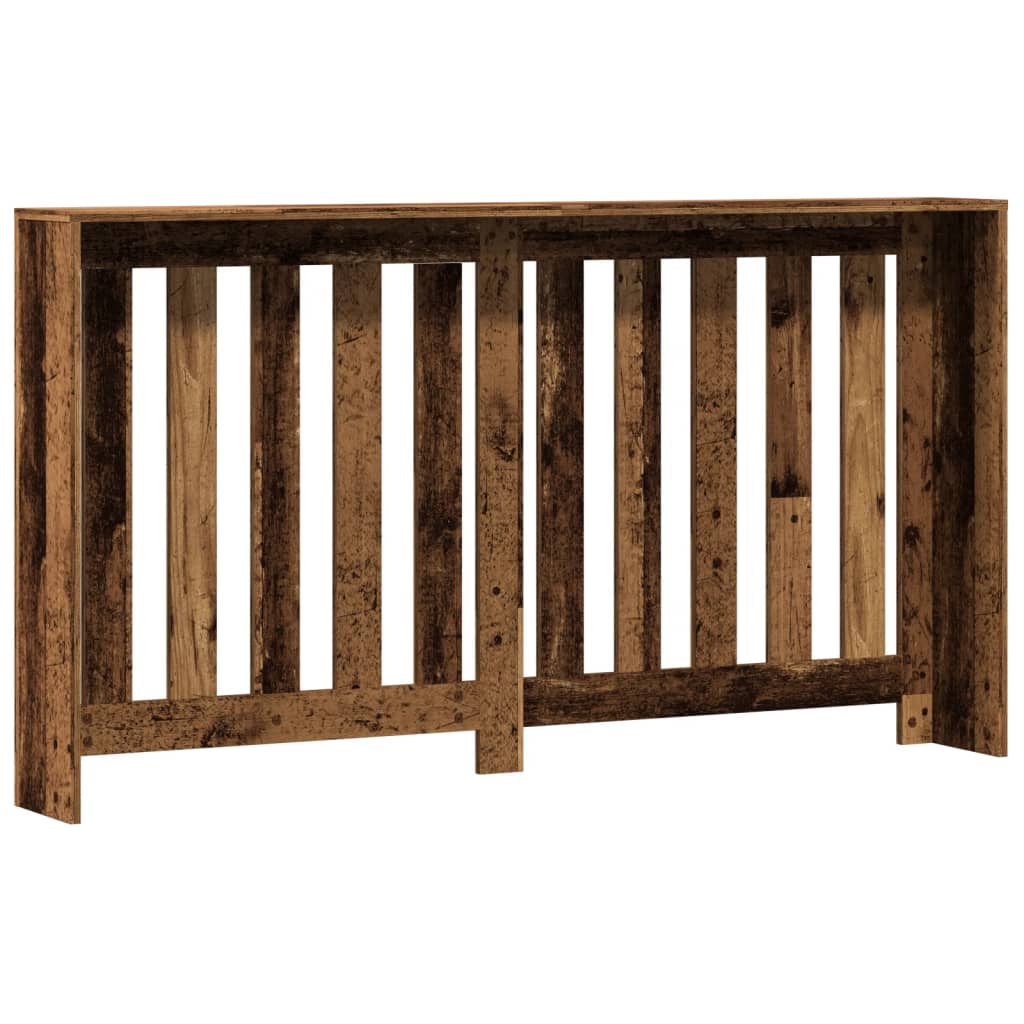 vidaXL Heizkörperverkleidung Altholz-Optik 149x20x82 cm Holzwerkstoff - Image 5