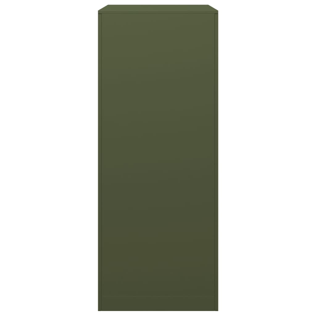 vidaXL Brennholzregal Grün 60x40x100 cm Stahl - Image 5