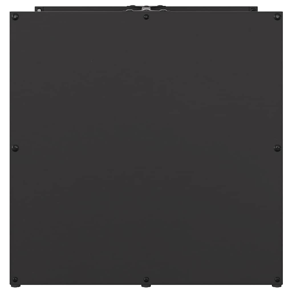 vidaXL Brennholzregal Schwarz 40x40x40 cm Kaltgewalzter Stahl - Image 6