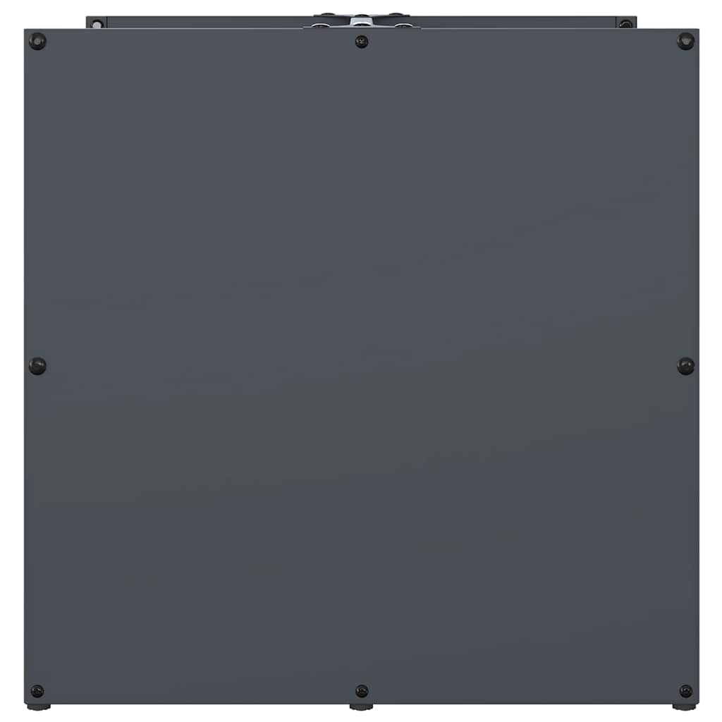 vidaXL Brennholzregal Anthrazit 40x40x40 cm Kaltgewalzter Stahl - Image 6