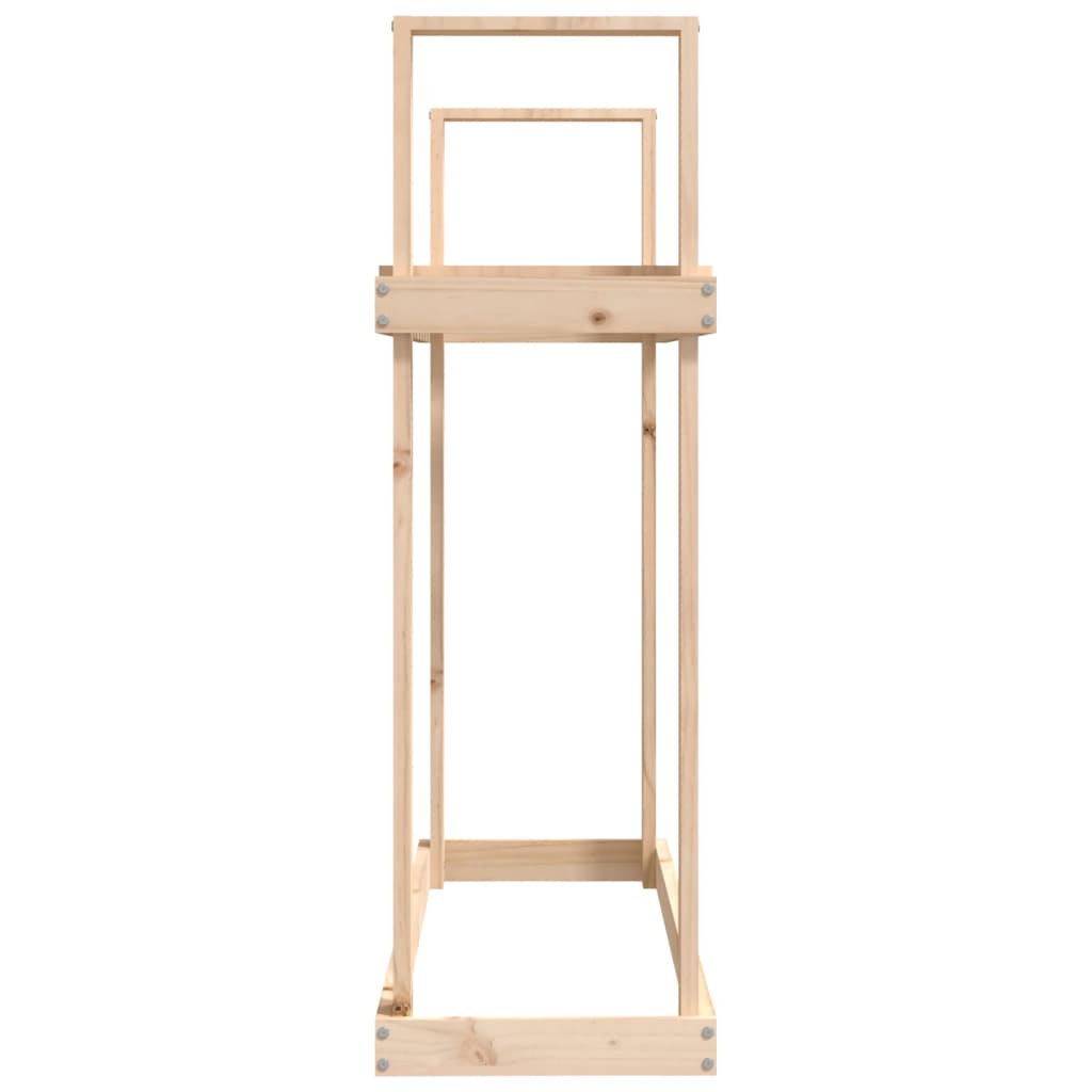 vidaXL Kaminholzregal 110x35x108,5 cm Massivholz Kiefer - Image 6