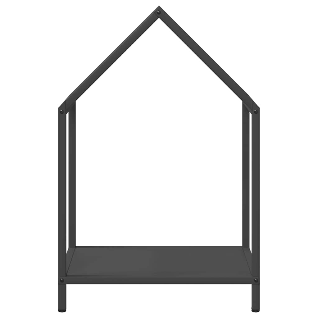 vidaXL Brennholzregal Schwarz 40x25x60 cm Kaltgewalzter Stahl - Image 5