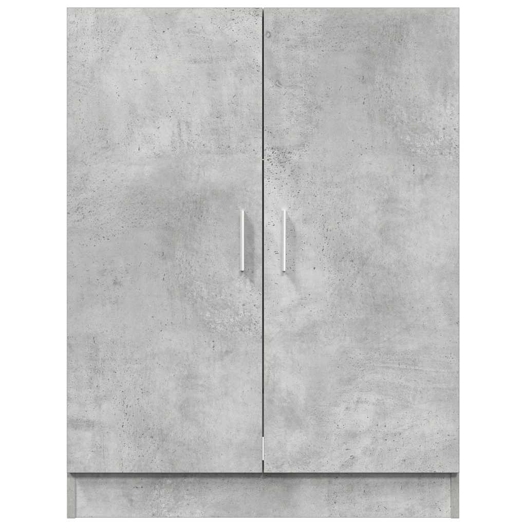 vidaXL Waschmaschinenschrank Betongrau 70,5x71,5x91,5 cm - Image 4