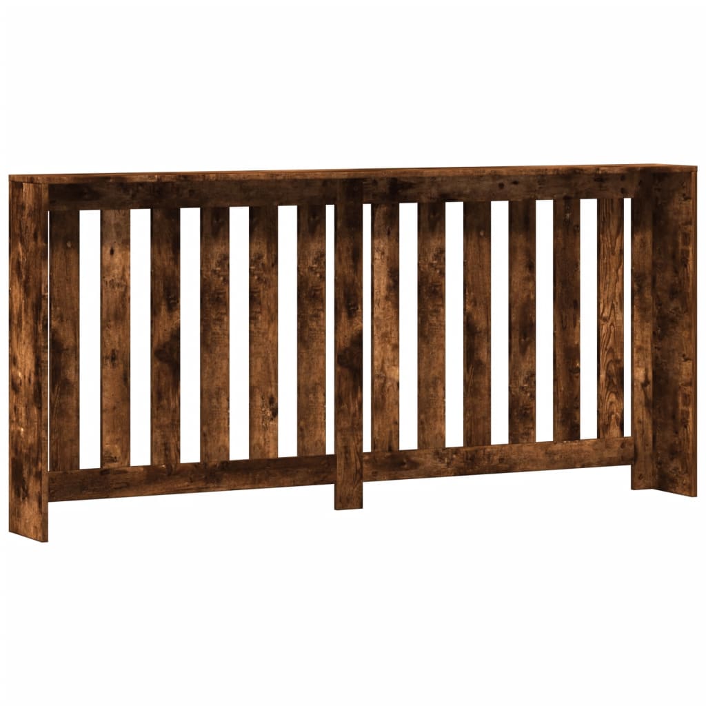 vidaXL Heizkörperverkleidung Räuchereiche 175x20x82 cm Holzwerkstoff - Image 5