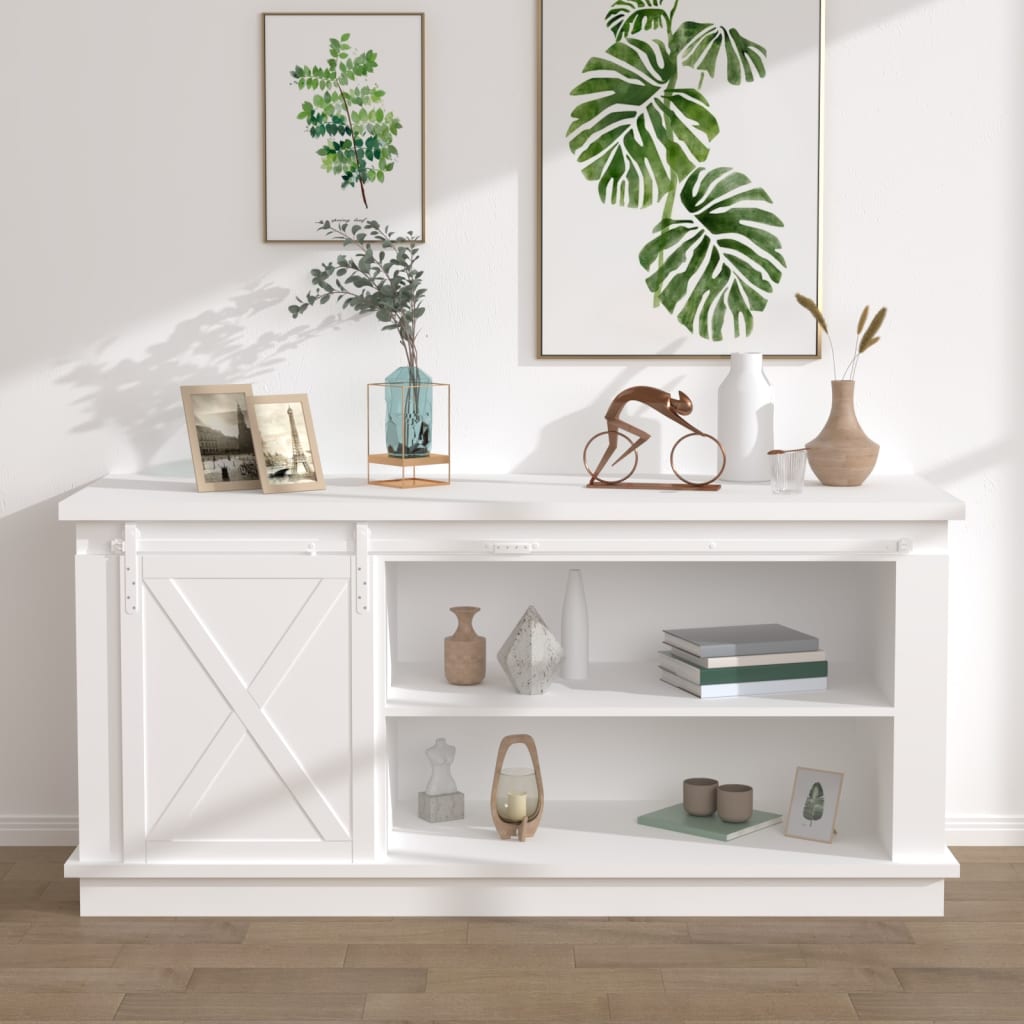 vidaXL Mini Schiebetürbeschlag Set für Schranktüren Carbonstahl 183 cm
