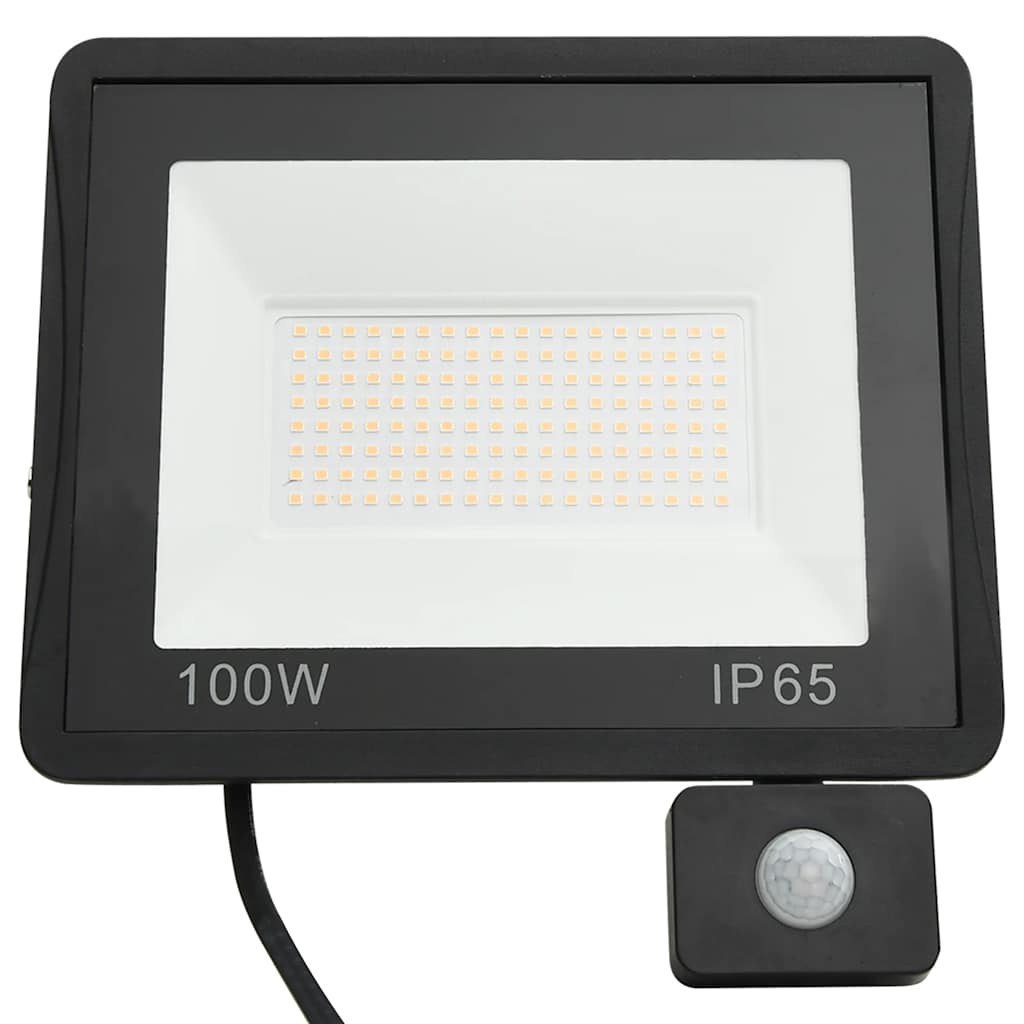 vidaXL LED-Fluter mit Sensor 100 W Kaltweiß - Image 4