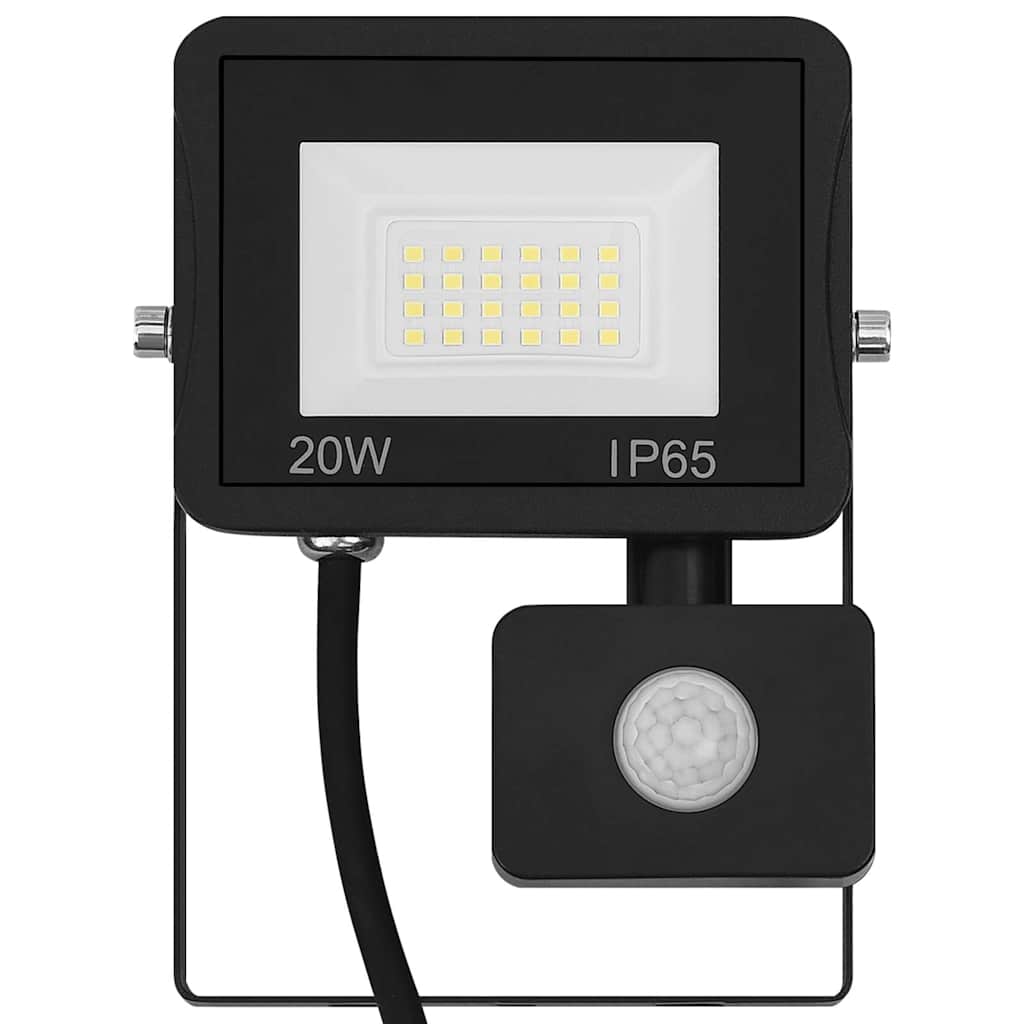 vidaXL LED-Fluter mit Sensor 20 W Warmweiß - Image 3