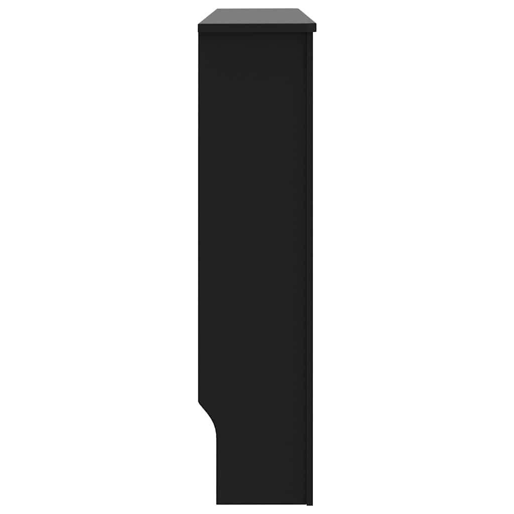 vidaXL Heizkörperverkleidung Schwarz 112x19x81,5 cm MDF - Image 5