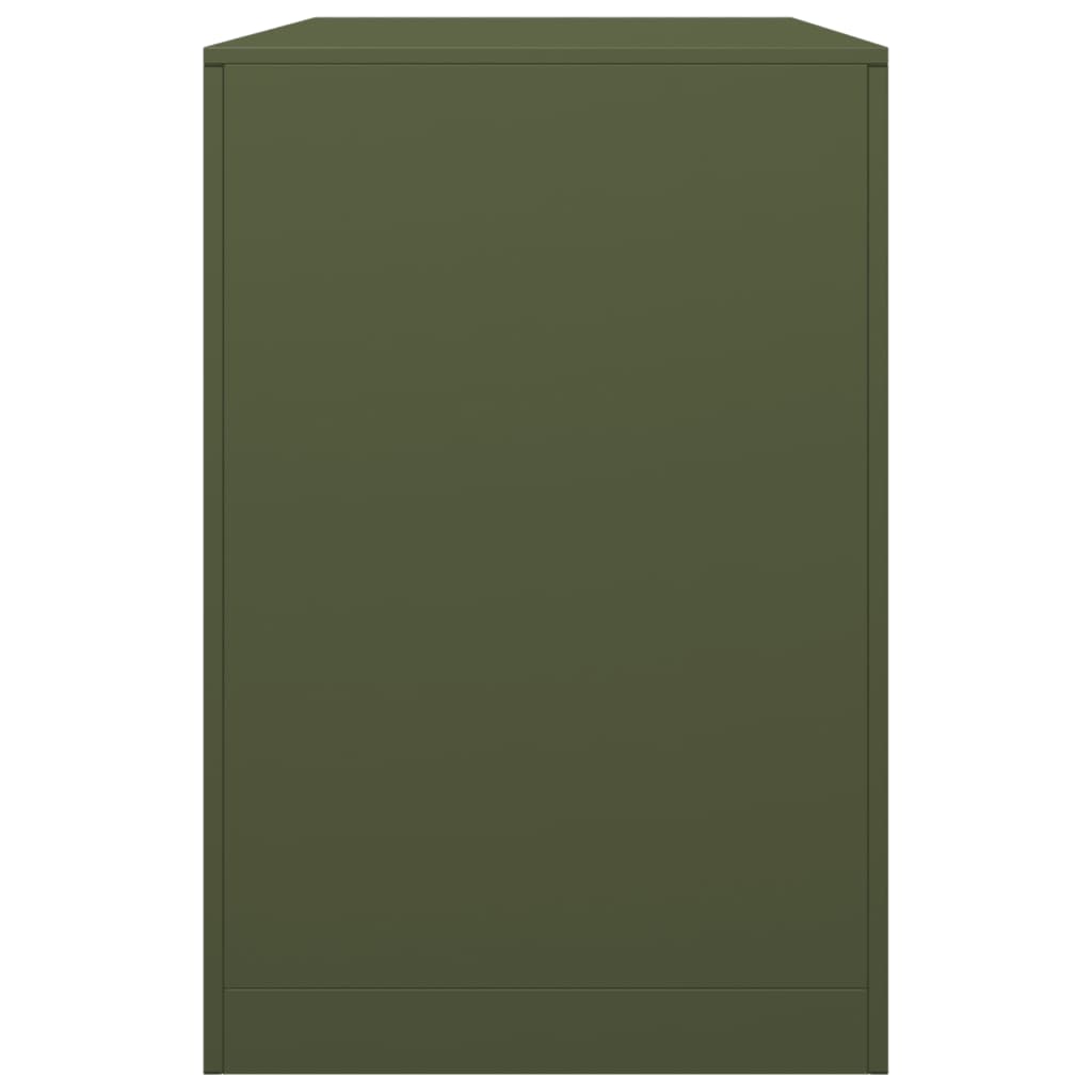 vidaXL Brennholzregal Grün 100x40x60 cm Stahl - Image 5