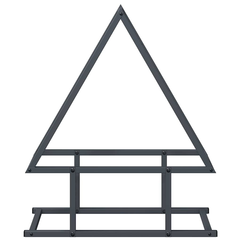 vidaXL Brennholzregal Anthrazit 50x25x60 cm Kaltgewalzter Stahl - Image 5