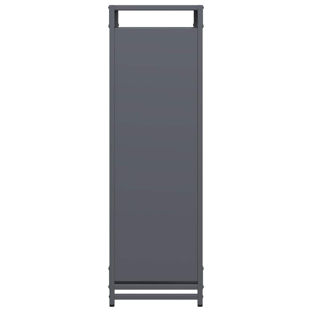 vidaXL Brennholzregal Anthrazit 90x28x90 cm Kaltgewalzter Stahl - Image 6