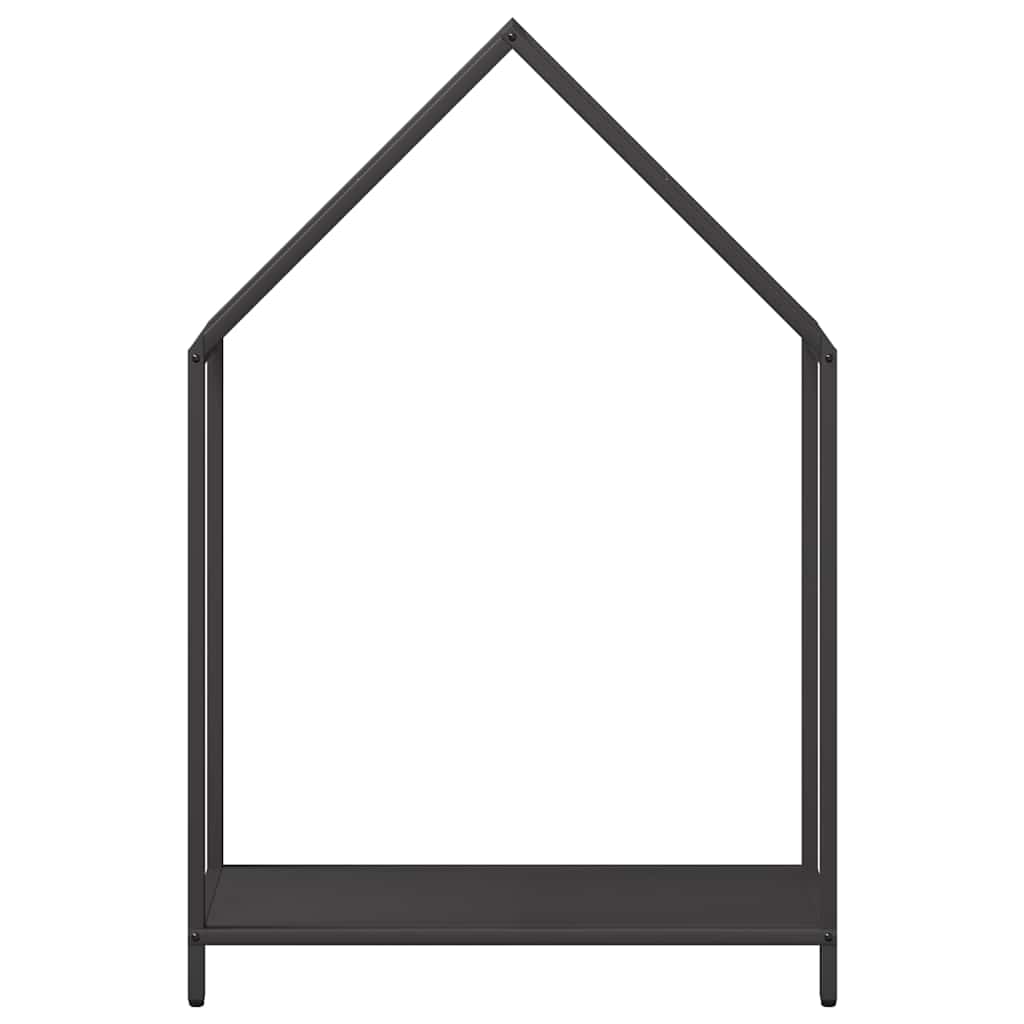 vidaXL Brennholzregal Schwarz 60x25x90 cm Kaltgewalzter Stahl - Image 5