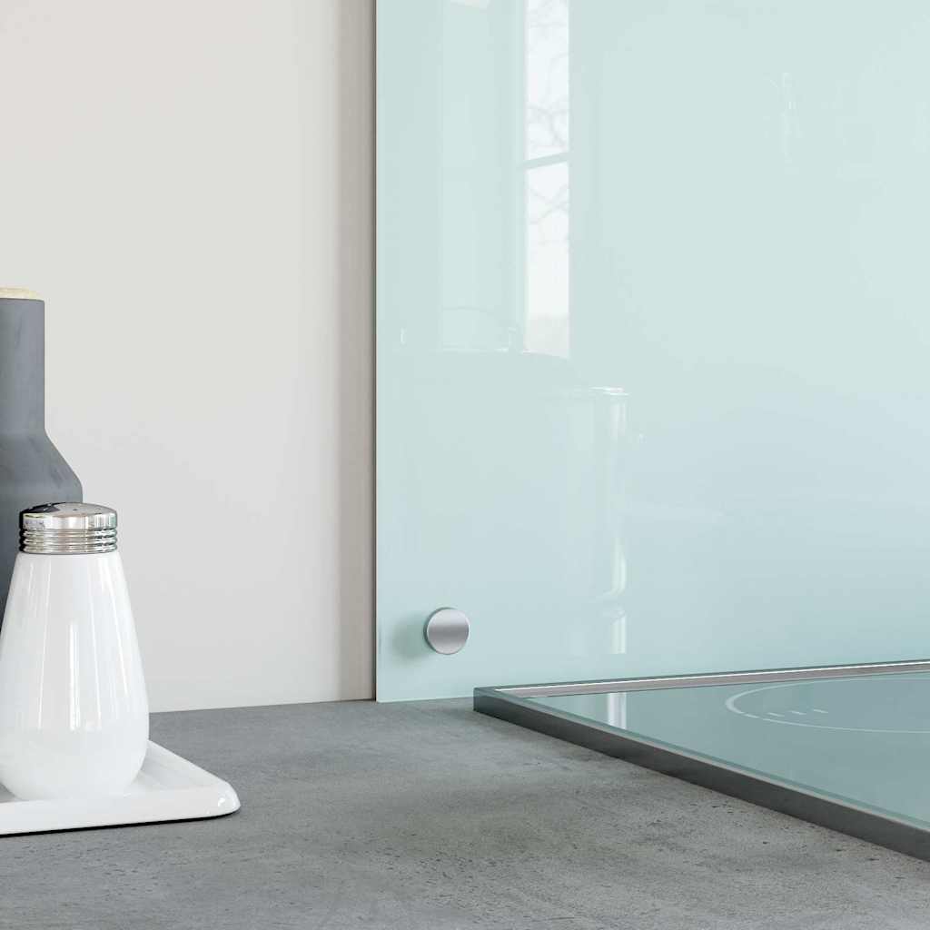 vidaXL Küchenrückwand Weiß 90x50 cm Hartglas - Image 4