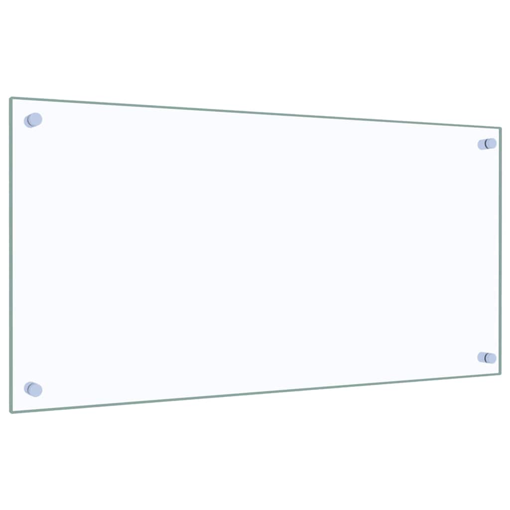 vidaXL Küchenrückwand Transparent 80×40 cm Hartglas - Image 5