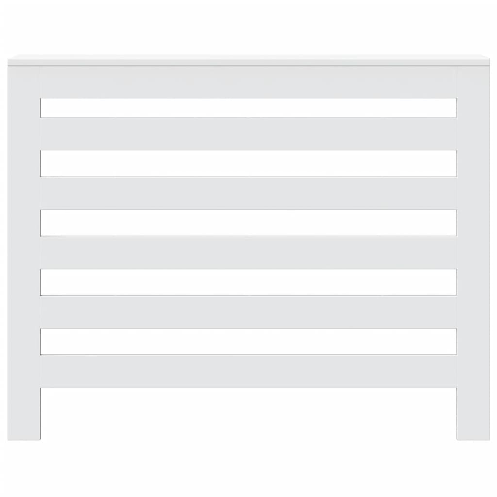 vidaXL Heizkörperverkleidung Weiß 104x20x82 cm Holzwerkstoff - Image 3