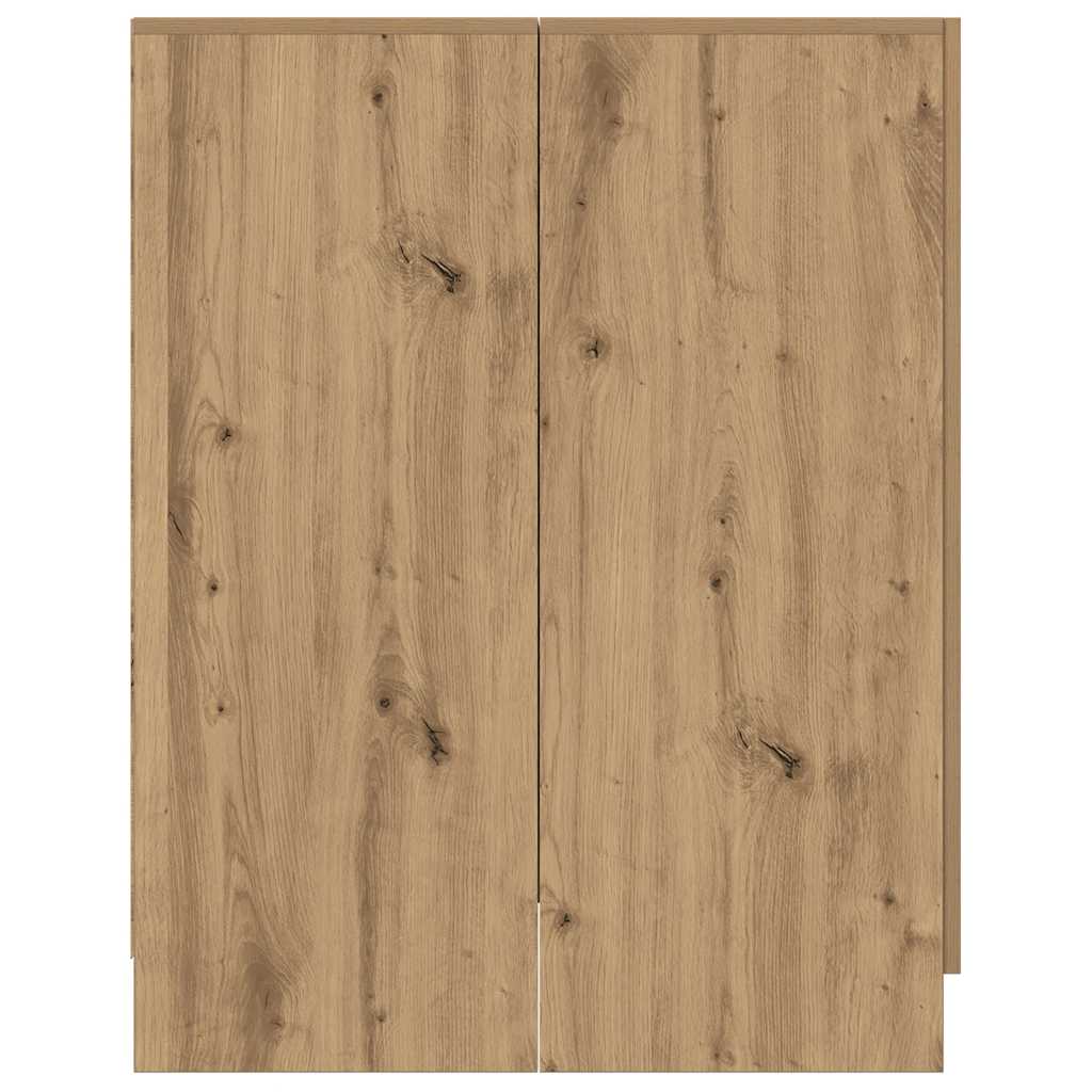 vidaXL Waschmaschinenschrank Artisan-Eiche 70,5x71,5x91,5 cm - Image 5