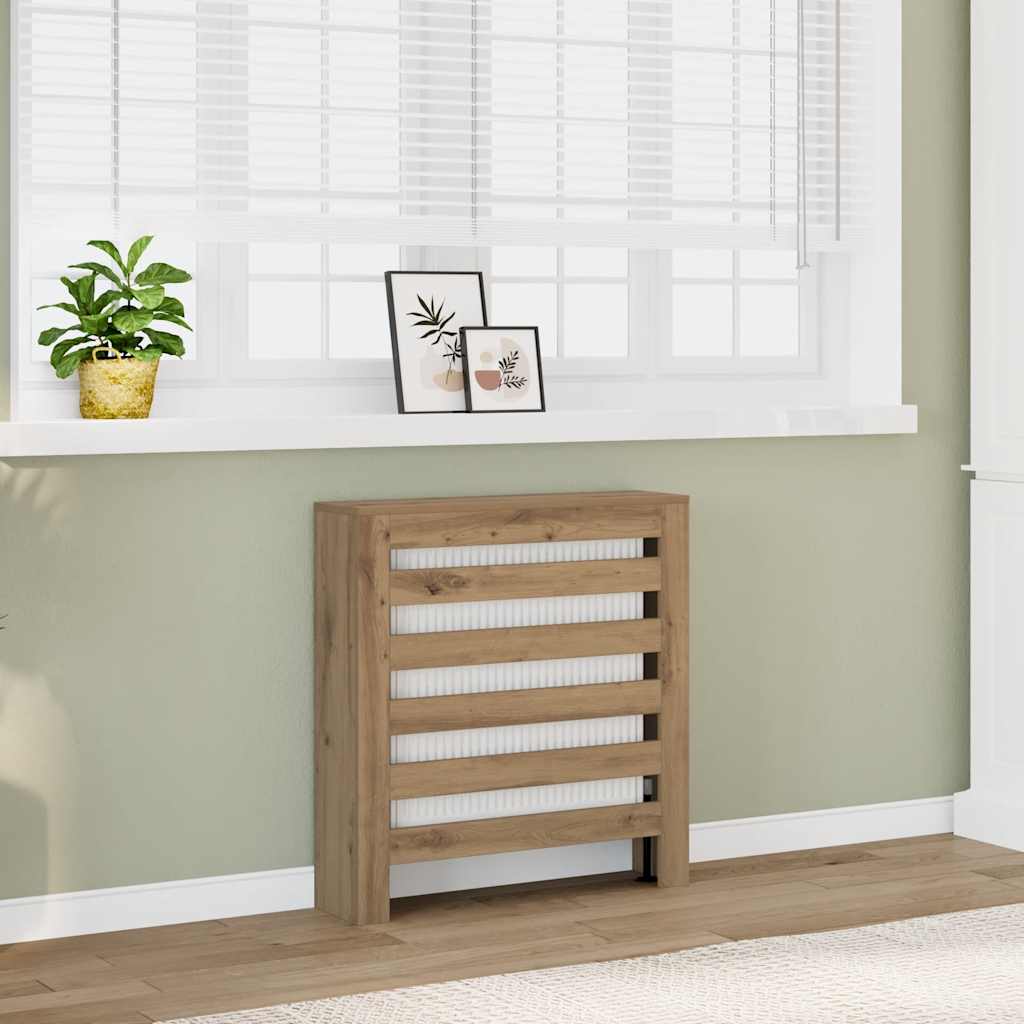 vidaXL Heizkörperverkleidung Artisan-Eiche 78x20x82 cm Holzwerkstoff