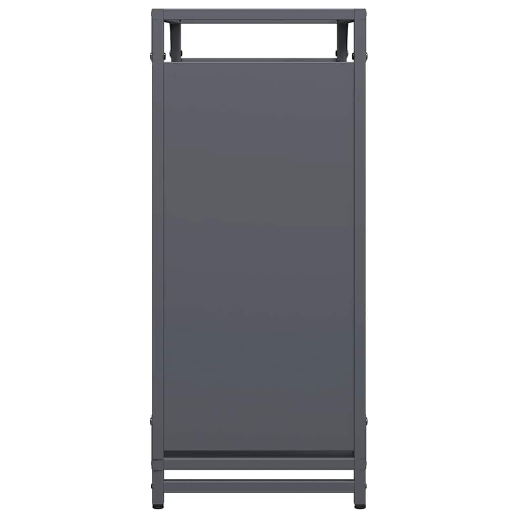 vidaXL Brennholzregal Anthrazit 60x28x65 cm Kaltgewalzter Stahl - Image 6