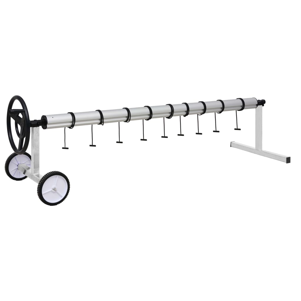 vidaXL Aufrollvorrichtung für Poolplane Edelstahlbasis - Image 3