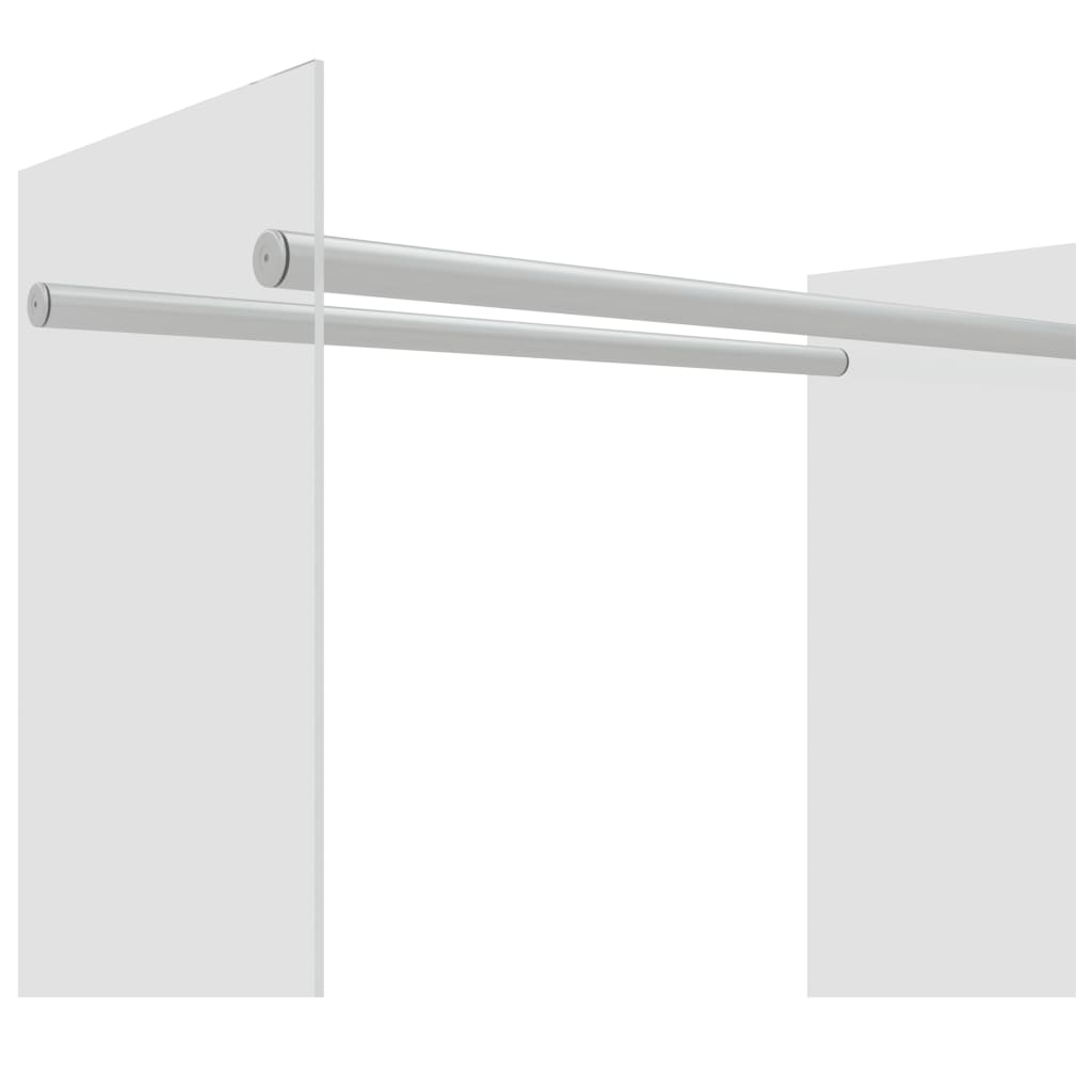 vidaXL Brennholzregal Transparent 80x35x100 cm Hartglas - Image 5