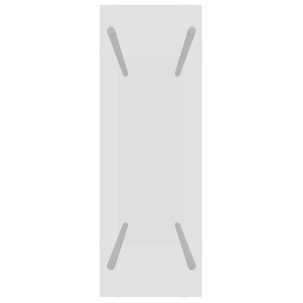 vidaXL Brennholzregal Transparent 80x35x100 cm Hartglas - Image 4